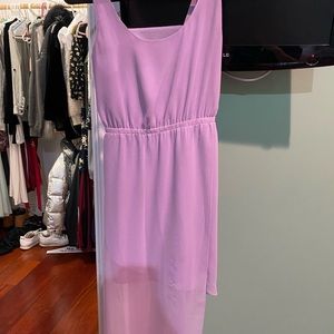 *CLEARANCE* Lavender High Low Maxi Dress - Medium